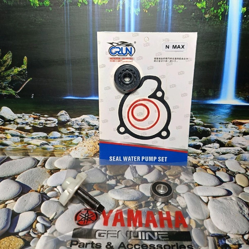 Jual Paket paking & seal waterpump + bearimg 6000 + as kipas water pump