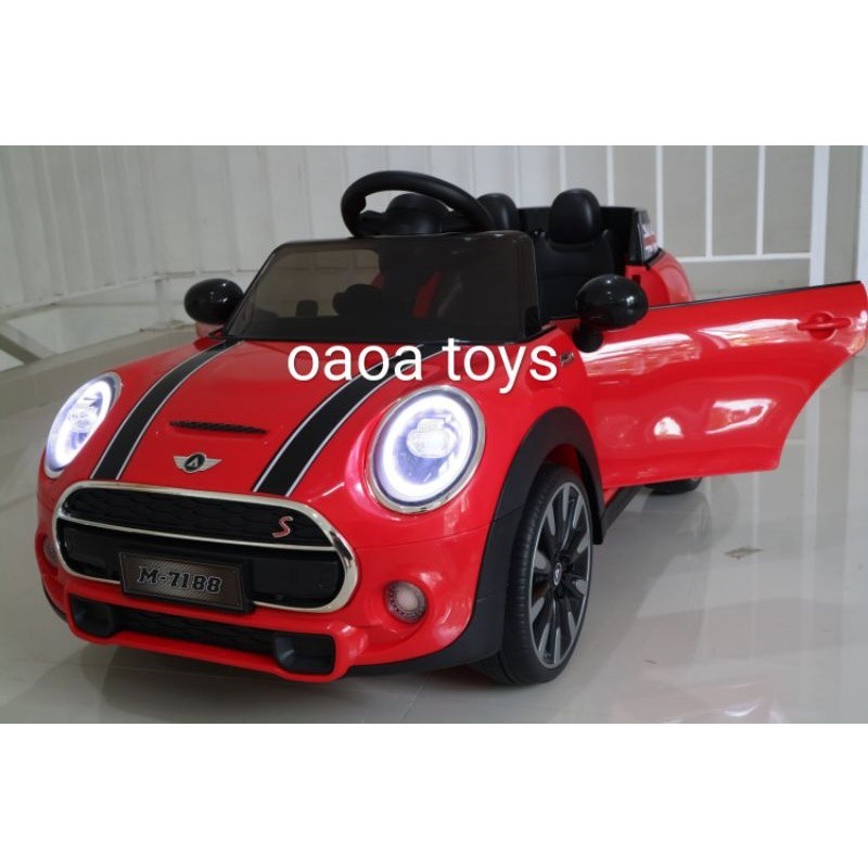 Jual Mainan Aki Anak Mobil Mini Cooper PMB 7188 Makassar | Shopee Indonesia