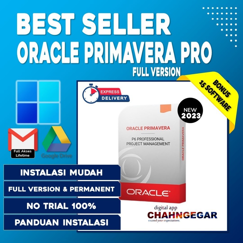 Jual Oracle Primavera P6 v22 Profesional 2023 Full Version Software ...