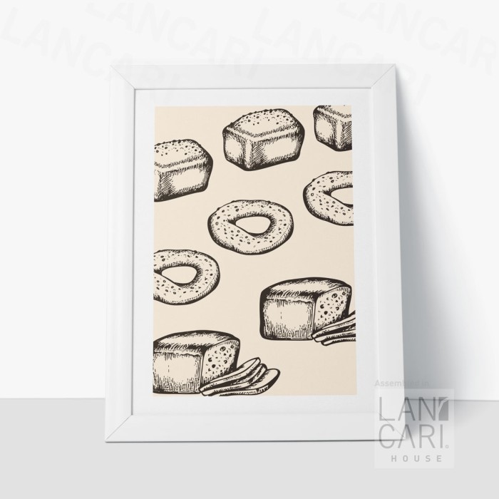 Jual Dekorasi Toko Roti Cake Minimalis Frame Jadul Vintage Hiasan ...
