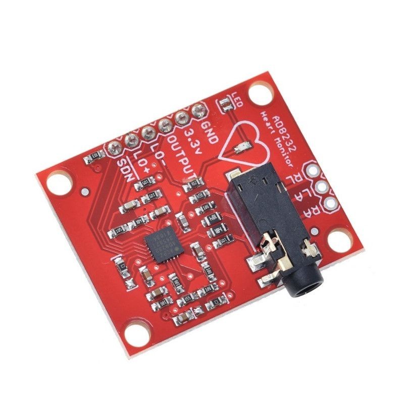 Jual ECG module AD8232 ecg measurement pulse heart monitoring sensor ...