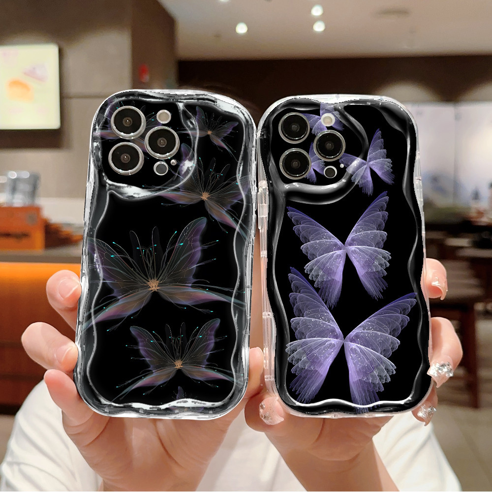 Jual Casing Hp Untuk OPPO A33 A53 2020 Phone Case Butterfly Glow Purple ...