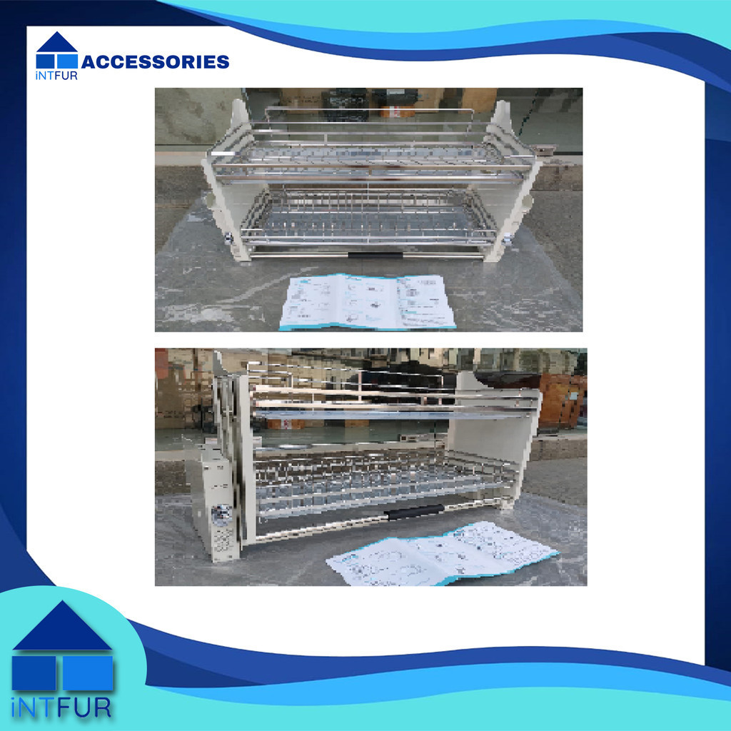 Jual Rak Makanan Tarik Kabinet Atas Lift Basket Pull Down Helga 900 ...