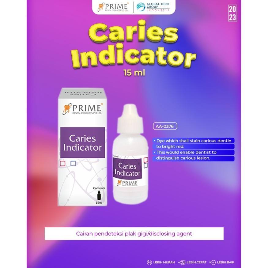 Jual Dental Caries Indicator ( cairan pendeteksi plak gigi ) - PRIME ...