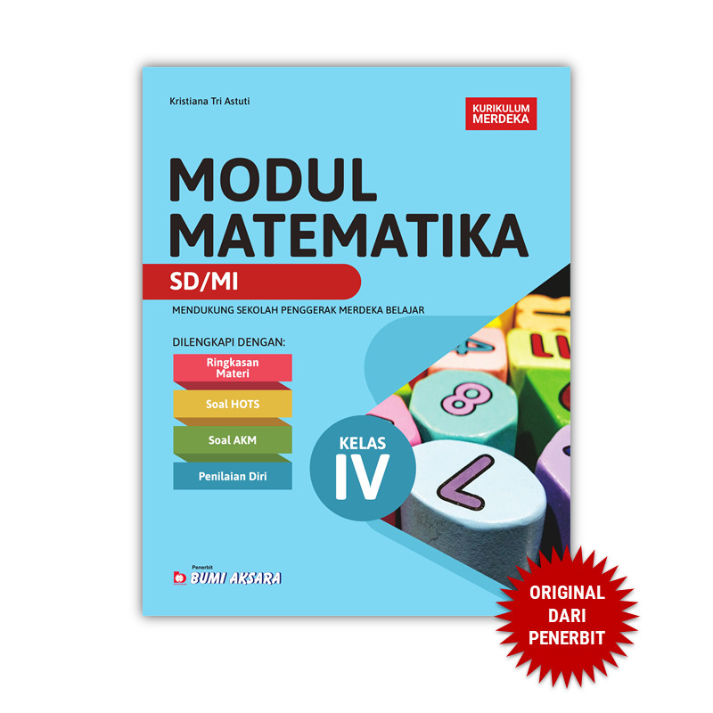 Jual SD MI Kelas IV Modul Matematika SD Kelas 4 KURIKULUM MERDEKA BA ...