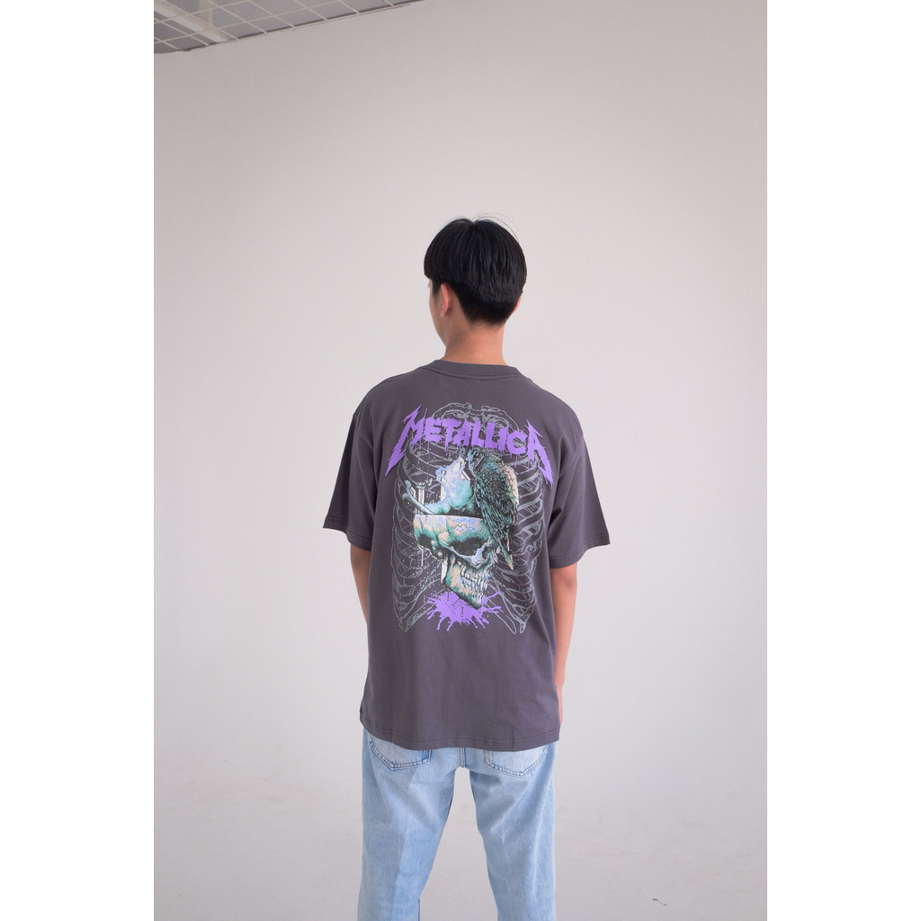 Jual SCAPP.ID | METALLICA GREY | OVERSIZED TEE | Shopee Indonesia