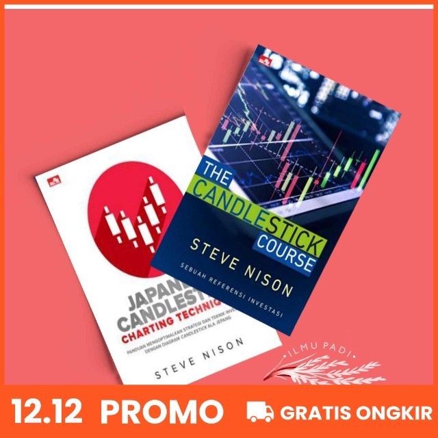 Jual SEPAKET BUKU STEVE NISON THE CANDLESTICK COURSE & JAPANESE