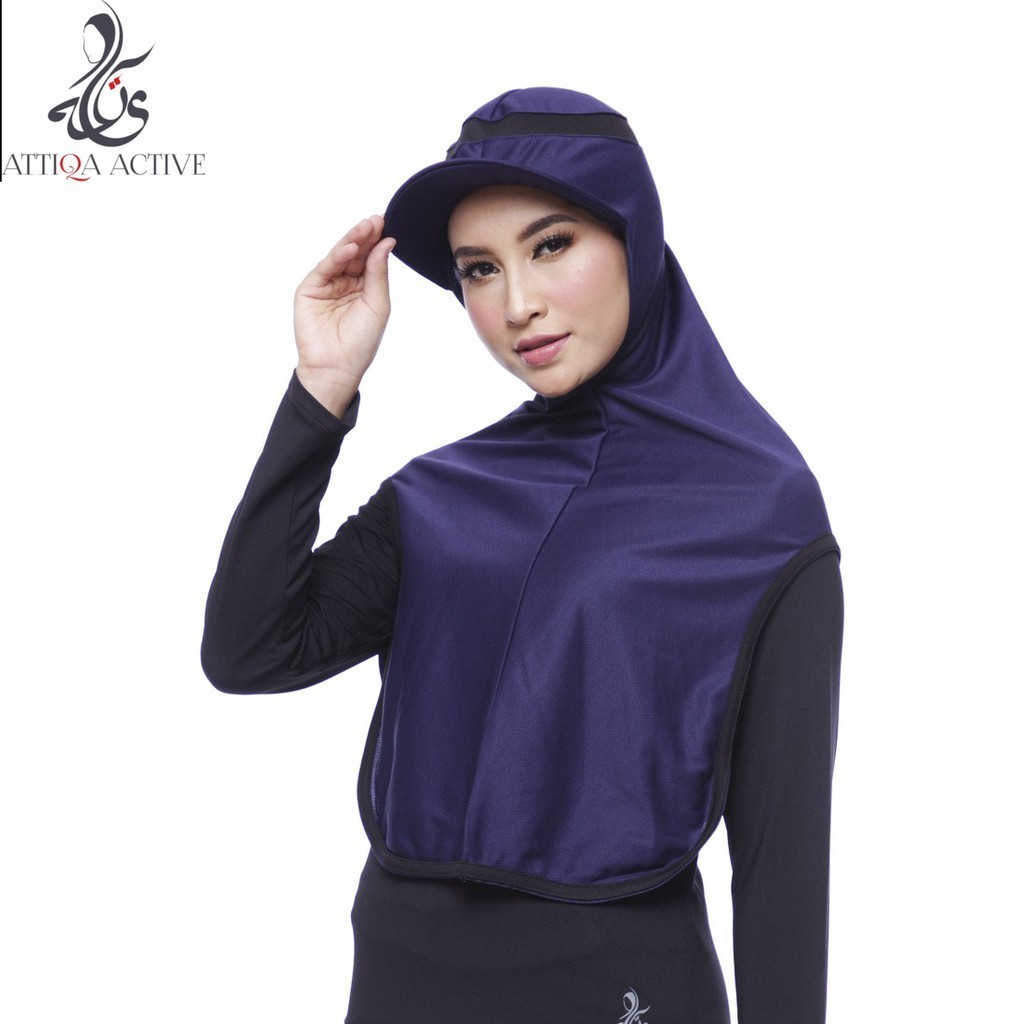 Jual LONG RUNNER - NAVY LIST BLACK | ATTIQA ACTIVE ( Active wear baju ...