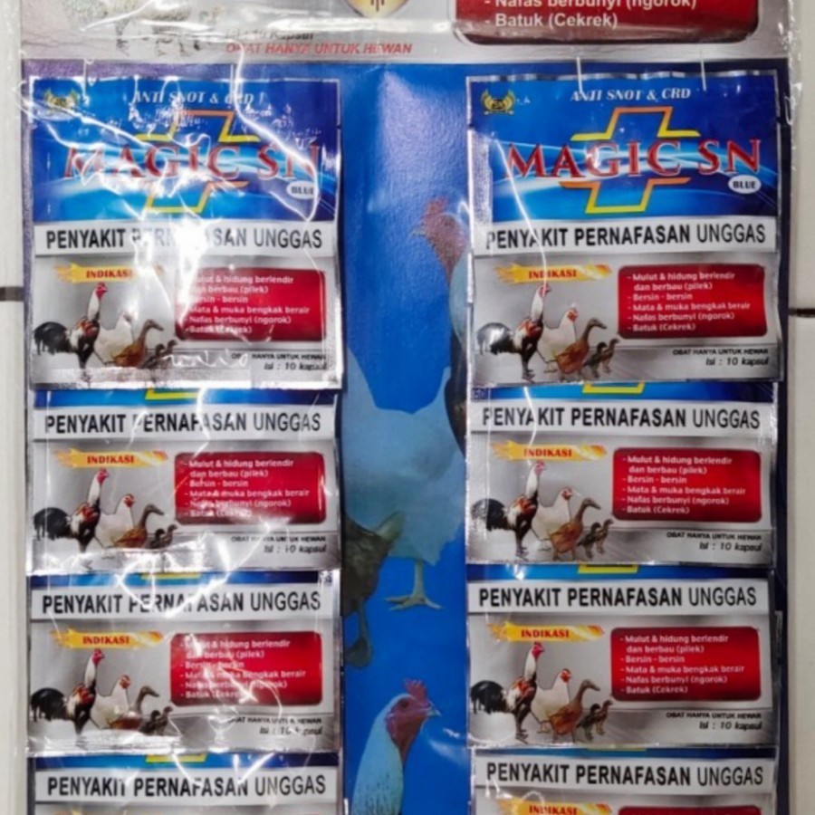 Jual Magic SN anti snot & CRD(penyakit pernafasan unggas) | Shopee ...