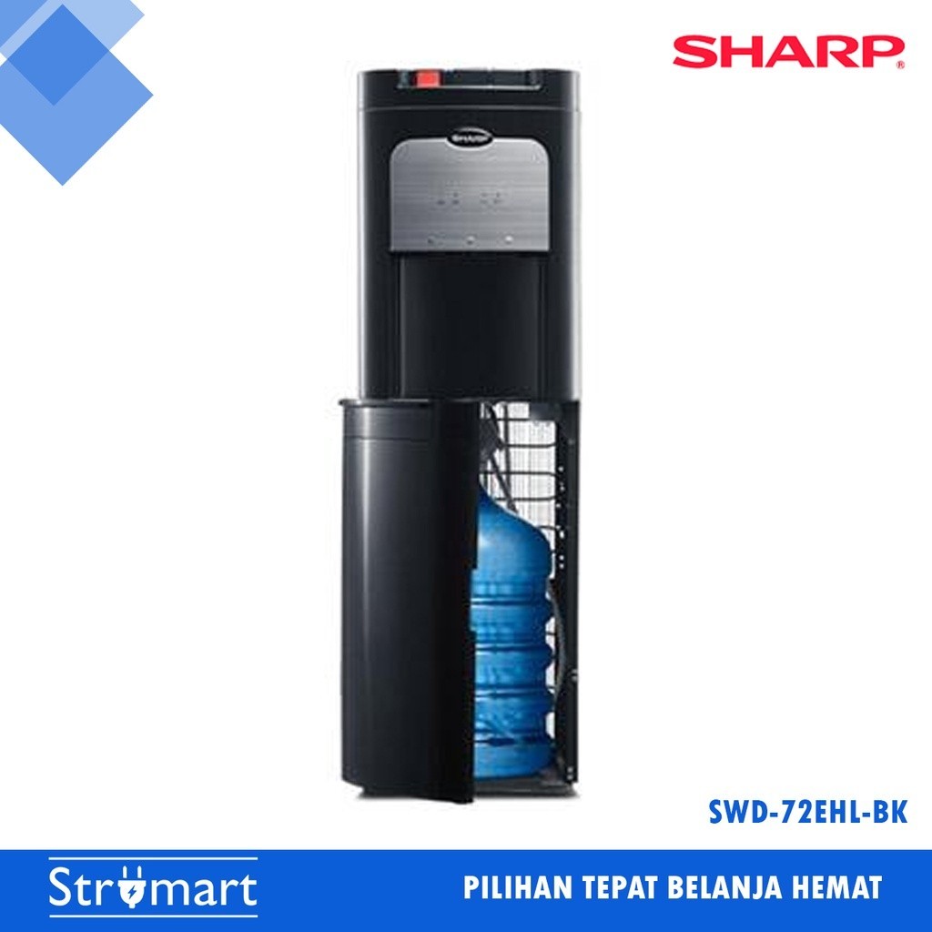 Jual DISPENSER AIR GALON SHARP SWD-72EHL-BK | Shopee Indonesia
