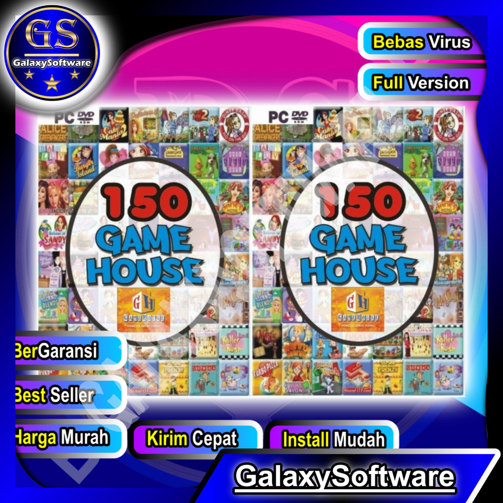 Jual 150 Gamehouse Games Favorit Populer Windows Lifetime Full Version ...