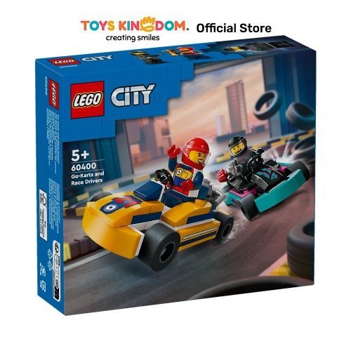 Jual Toys Kingdom Lego City Go Karts And Race Driver 60400 Kids Toy ...