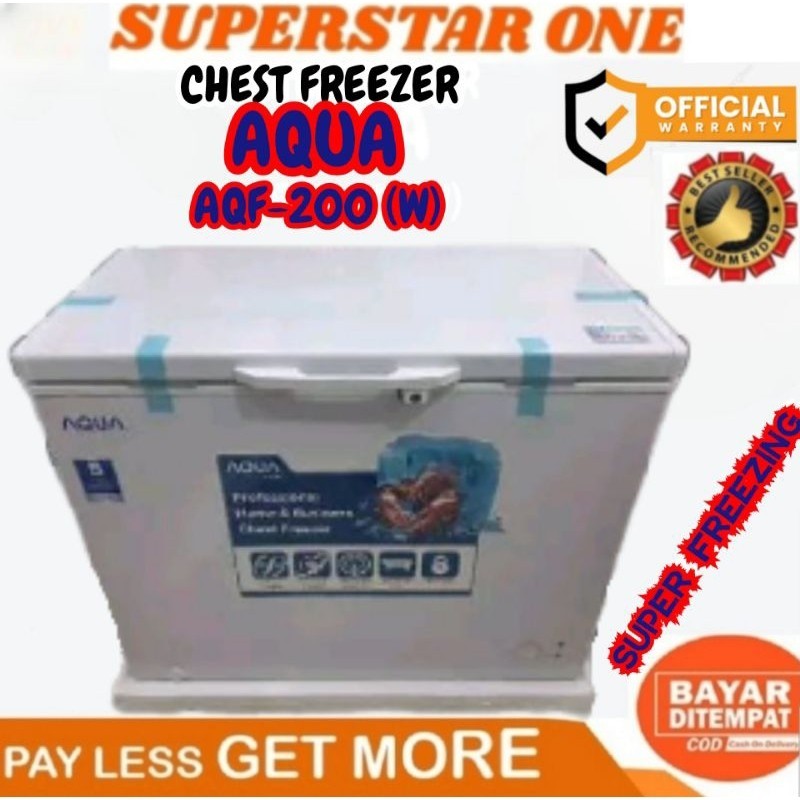 Jual Chest Freezer Aqua Aqf W Aqf W Kapasitas Liter