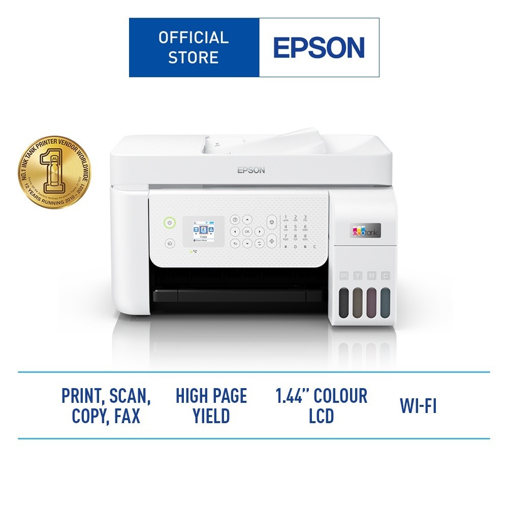 Jual Epson Ecotank Printer L5296 Wireless All in One With ADF - Scan ...