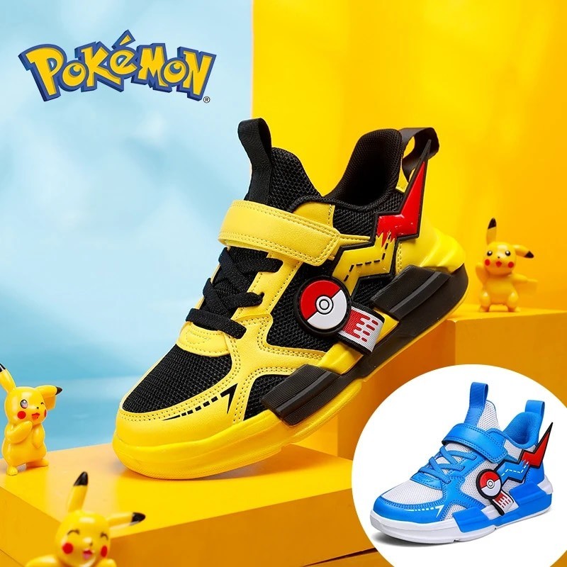 Jual Pokemon Pikachu Children Cartoon Sports Shoes Fashion Anime Boy ...