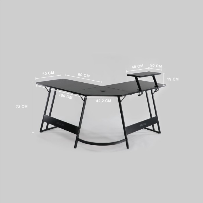 Jual MEJA REXUS STRONGHOLD V.2 RXD-230 GAMING DESK MEJA GAMING | Shopee ...