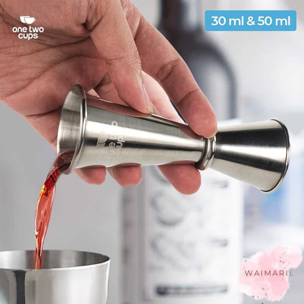 Jual One Two Cups Gelas Ukur Jigger Bartender Double Shot 30ml dan 50ml ...