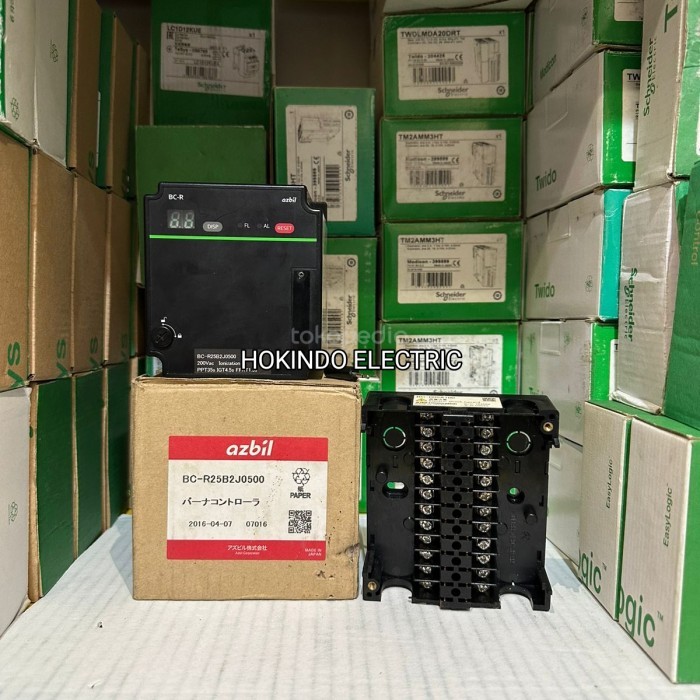 Jual AZBIL BC-R25B2J0500 BURNER CONTROLLER AZBIL 200VAC + SOKET BC ...