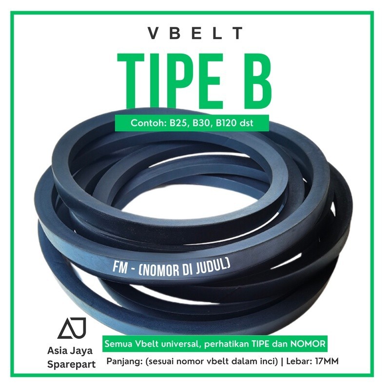  Jual B36 5360 TIPE B VPOWER Fan Belt Van Belt Vbelt Mesin Cuci Otomotif Bildidee 
