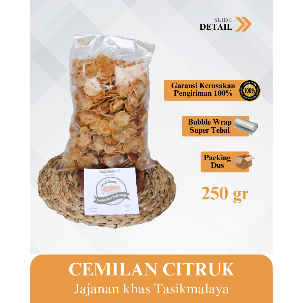 Jual Ns 250 Gram Citruk Khas Tasikmalaya Cimol Kering Citruk