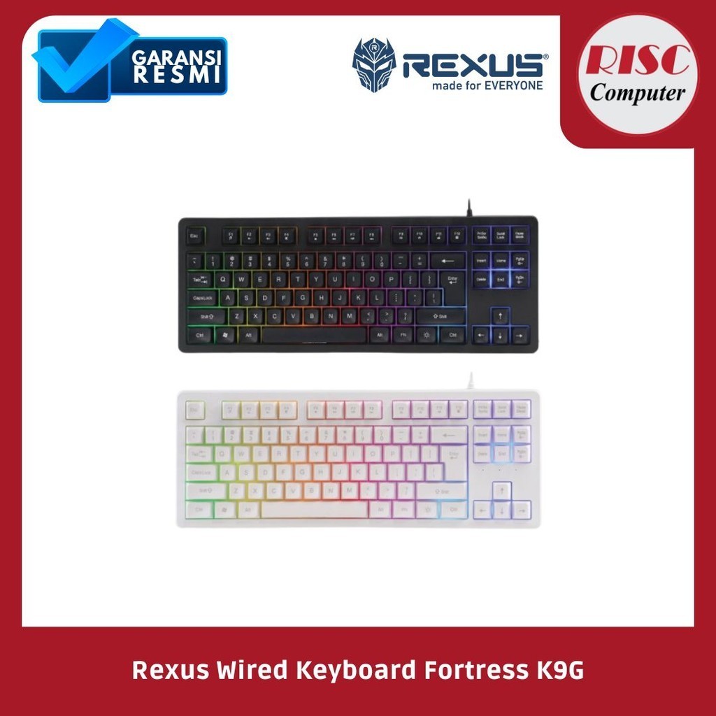 Jual Rexus Keyboard Fortress K9g Wired Gaming Keyboard Shopee Indonesia