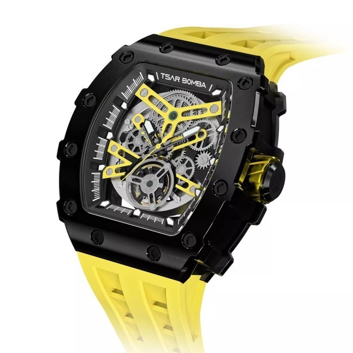 Jual Tsar Bomba Jam Tangan Pria Skeleton Automatic MIYOTA Movement ...