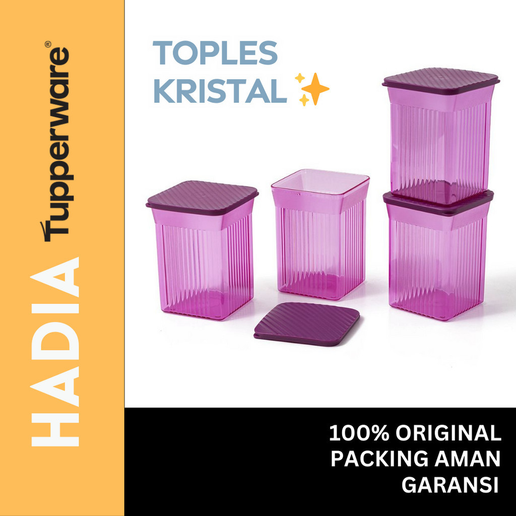 Jual Toples Tupperware Family Mate Square Canister 800ml | Shopee Indonesia
