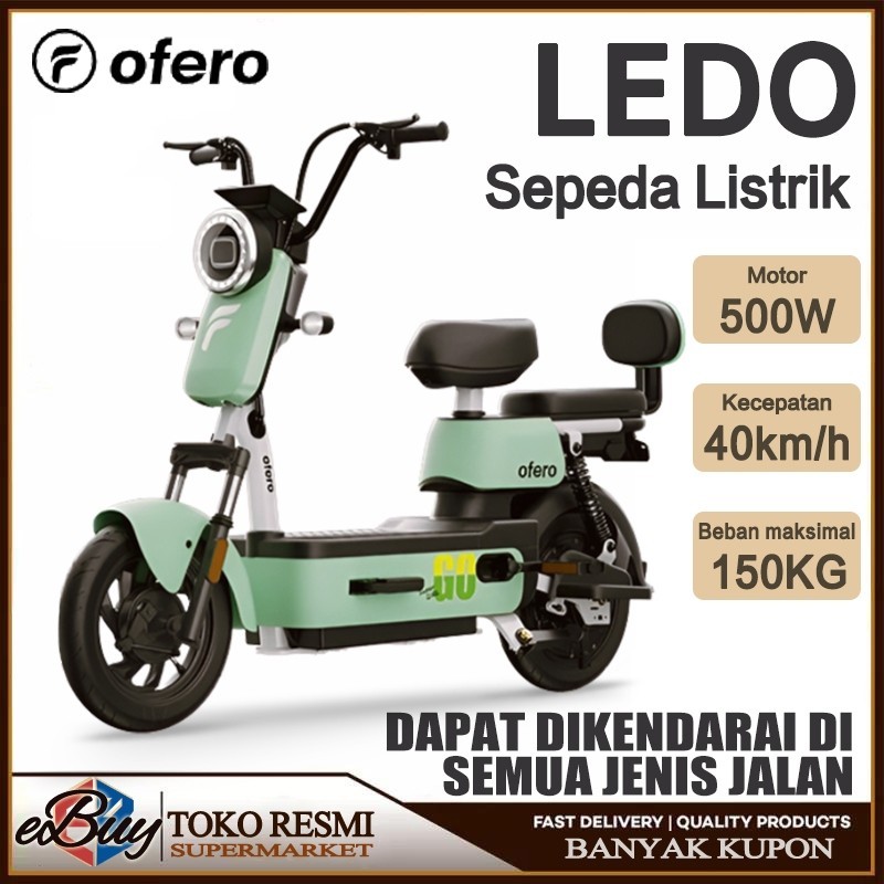 Jual Ofero Sepeda Listrik Motor Km H Sepeda Listrik Motor W Motor