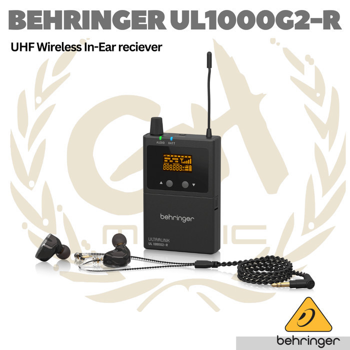 Jual Behringer UL 1000G2R UHF Wireless In Ear Monitor Receiver