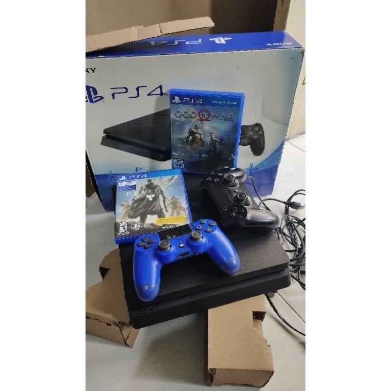 Jual PS 4 slim 500 GB ORI masih segel | Shopee Indonesia