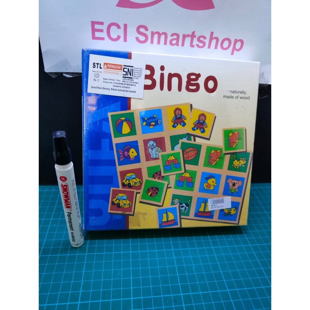 Jual Bingo Block KayuMainan Anak Edukasi BingoEdukasi Game BingoBingo ...