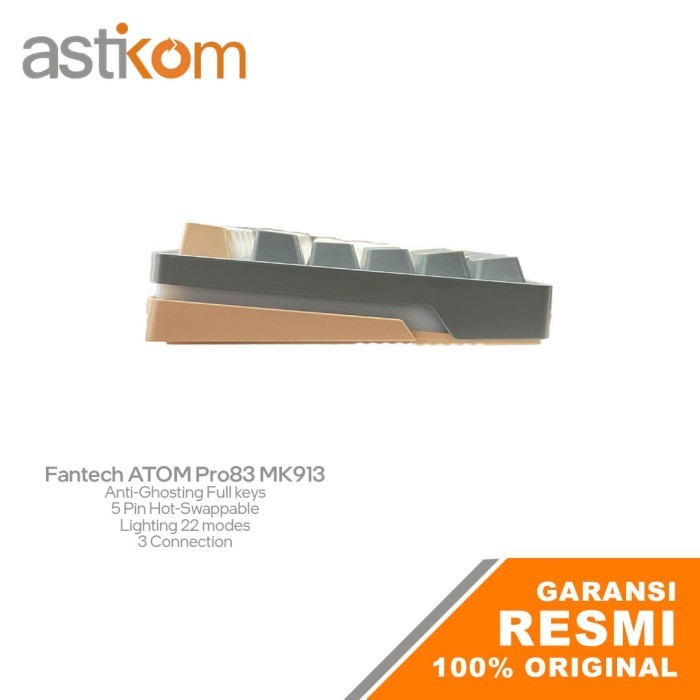 Jual Fantech ATOM Pro83 MK913 Grey RGB Gaming Mechanical Keyboard ...