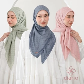 Diario Ultrafine Tania Scarf Kerudung Segi Empat