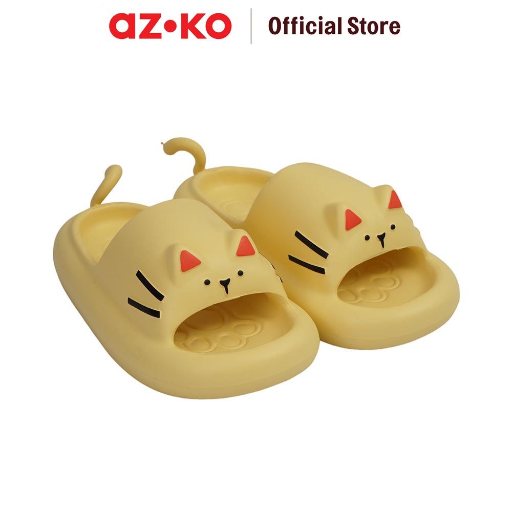 Jual AZKO Ataru Sandal Wanita Slippers Cat - Kuning Women Slipper ...