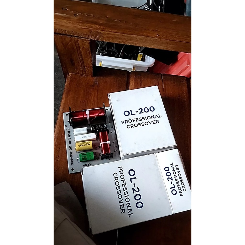Jual STX OL200 (W+T) - Komponen Audio Crossover Pasif 2 Way 200 Watt ...