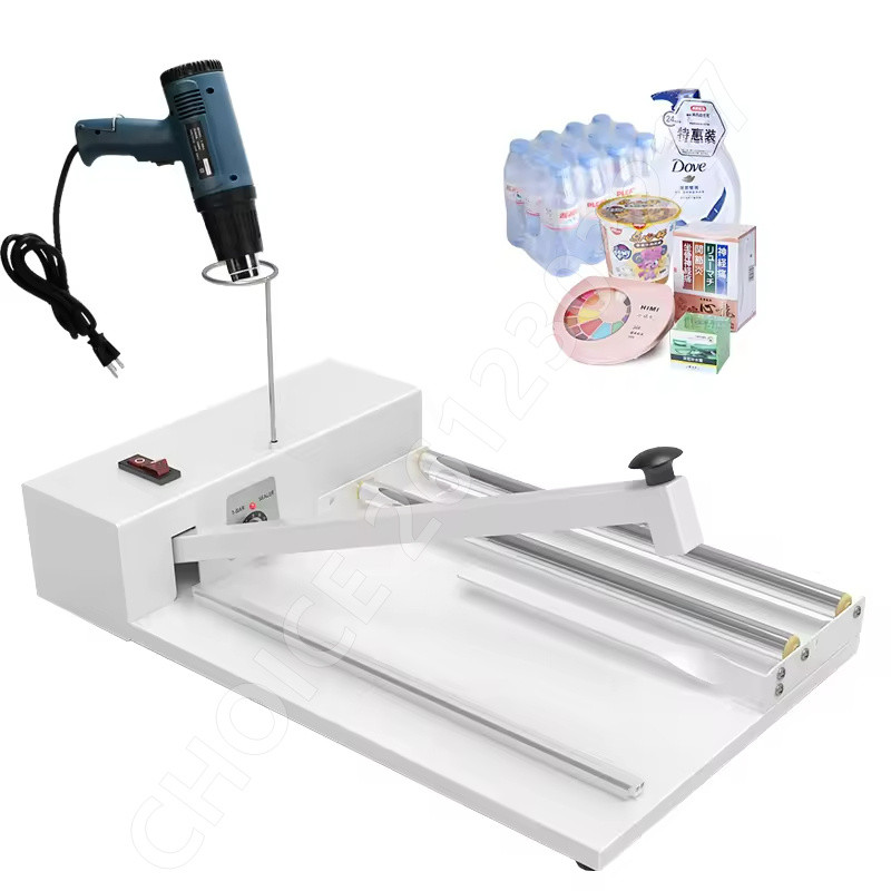 24 Inch Shrink Wrap Machine With Heat Gun - Packaging Sealer For PP PE PVC POF Film
