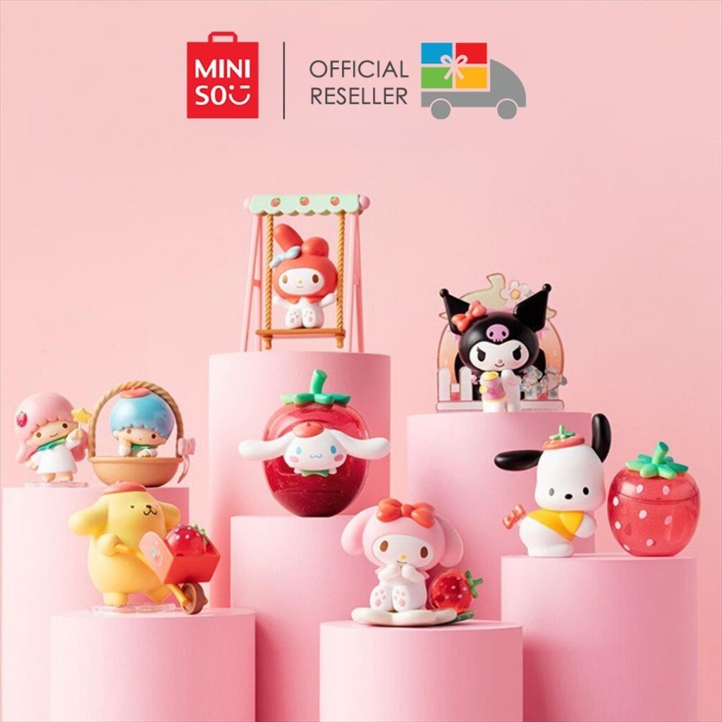 Jual MINISO x SANRIO Blind Box / Strawberry Field FIgure | Shopee Indonesia