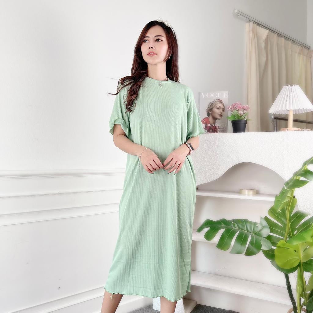 Jual MAMMIRI PREMIUM RIB TEBAL Daster Martha Mini Dress Wanita PREMIUM ...