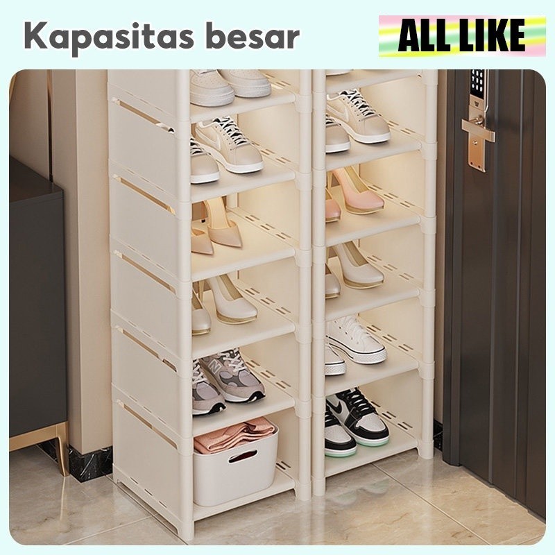Jual 【All Like】Rak Sepatu/Lemari Sepatu/Rak Penyimpanan/Rak Sepatu ...