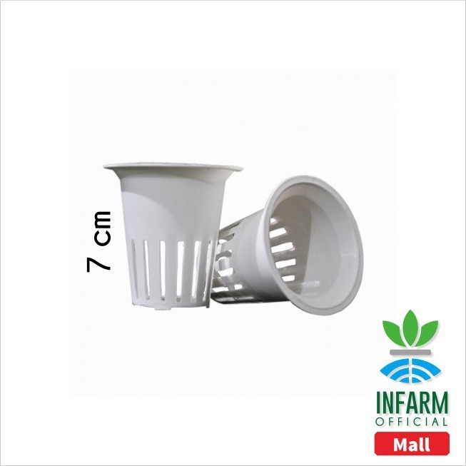 INFARM - Netpot Putih 7 cm Hidroponik DFT NFT Rakit Apung Eceran