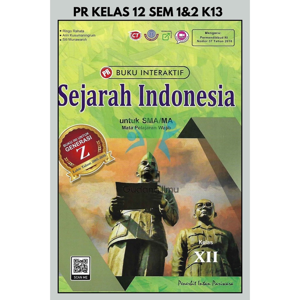 Jual Buku Pr/Lks Sejarah Indonesia K13 SMA/MA Kelas 12/XII Semester 1&2 ...