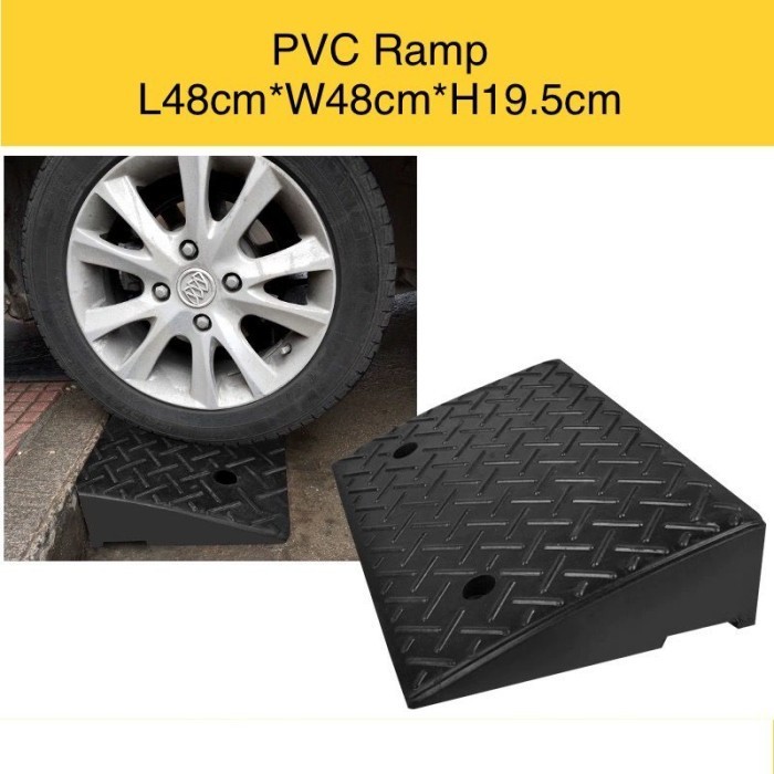 Jual Curb Ramp Pvc Ramp - Ramp Dari Bahan Plastik Tebal 19.5CM 195mm ...