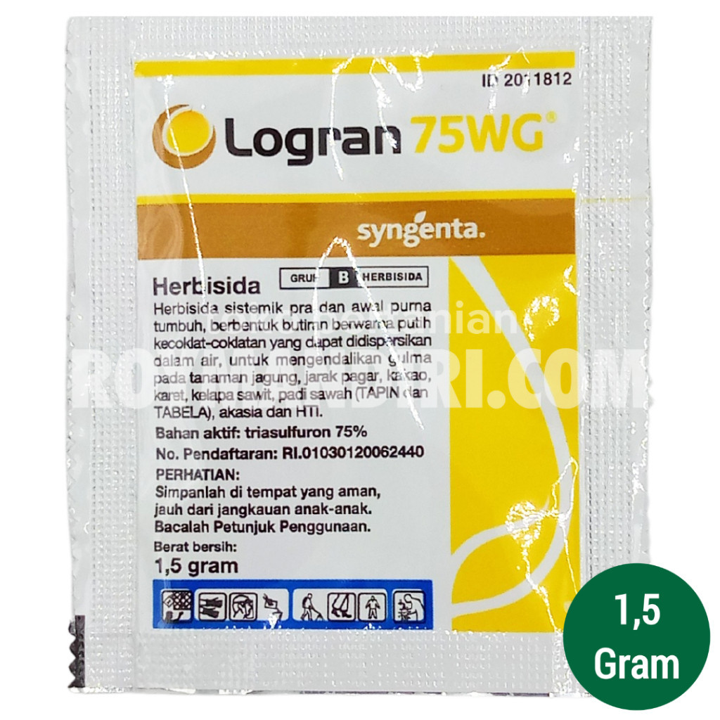 Jual Herbisida Sistemik Pra Tumbuh Dan Purna Tumbuh Logran 75WG @1,5 ...