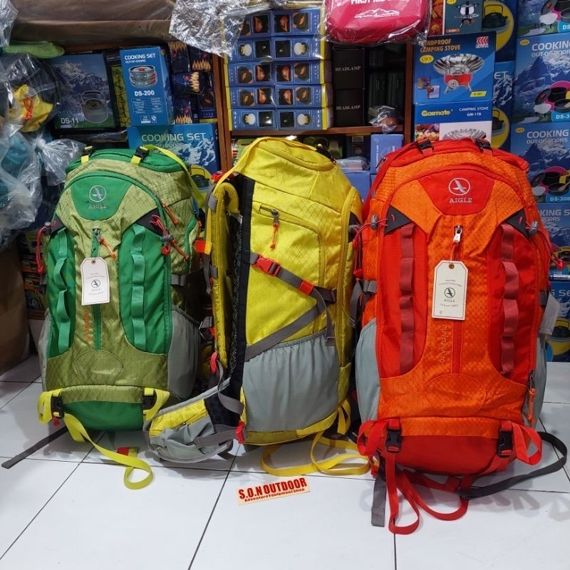 Jual aigle cuncuna 40 l tas gunung 40 liter impor semi carrier pramuka ...