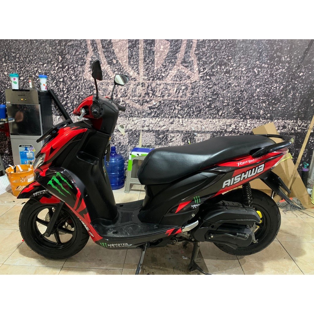 Jual Stiker Decal Motor YAMAHA FREEGO Full Body Sticker FREEGO Motif ...