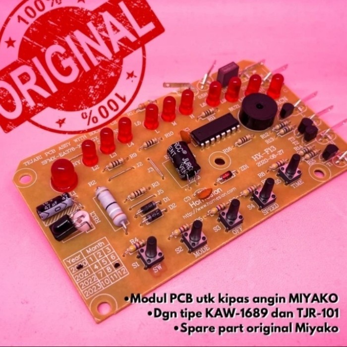 Jual MCC MODUL PCB KIPAS ANGIN MIYAKO TJR 101 ORIGINAL MODUL STAND FAN TJR 101 PART27 Shopee