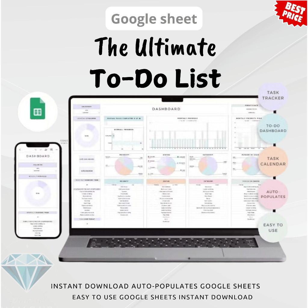 Jual (36) TO DO LIST TEMPLATE MANAJEMEN PEKERJAAN Tugas Jadwal Harian ...