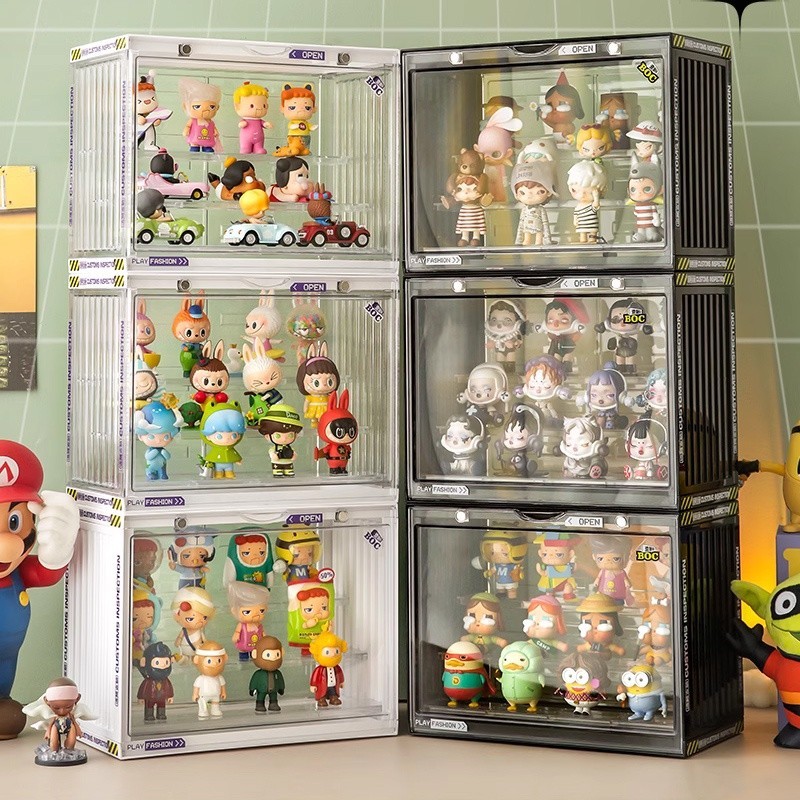 Jual Penyelenggara Pajangan Mainan Rak /Transparent Storage Display Box ...