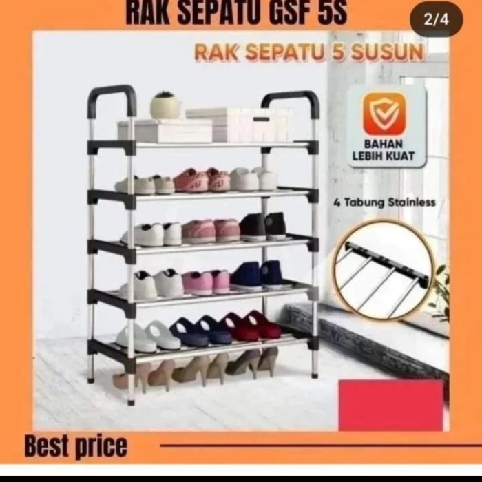 Jual rak sepatu 5 susun | Shopee Indonesia