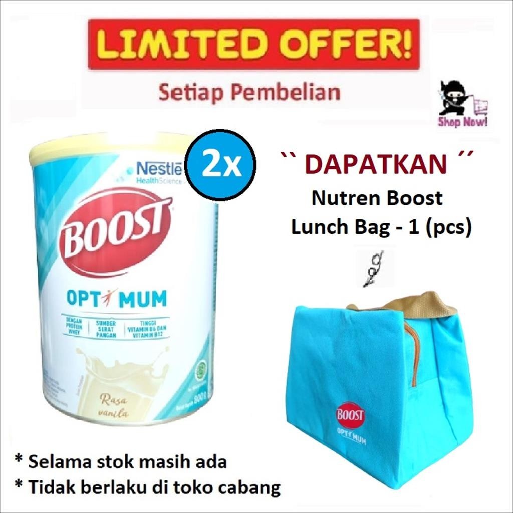 Jual NUTREN Boost Optimum Susu Bubuk Vanila 800g 800 G | Shopee Indonesia